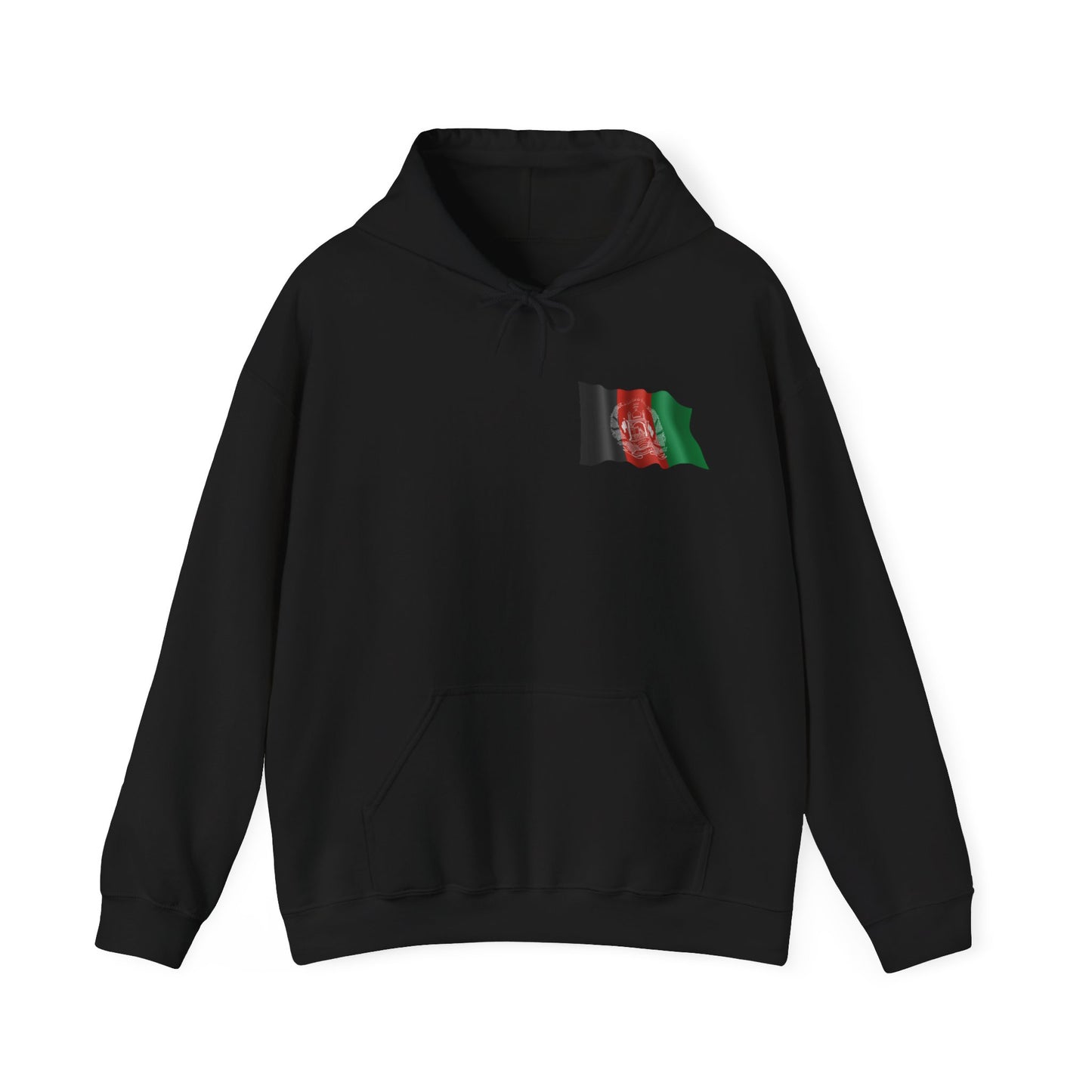 Waving Afghan Flag Hoodie