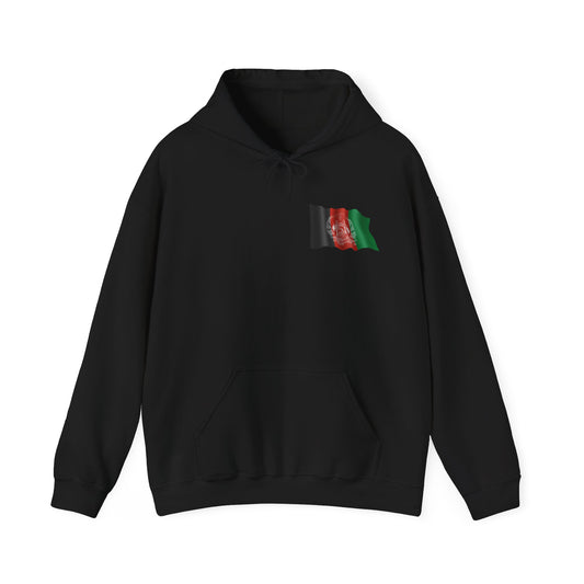 Waving Afghan Flag Hoodie