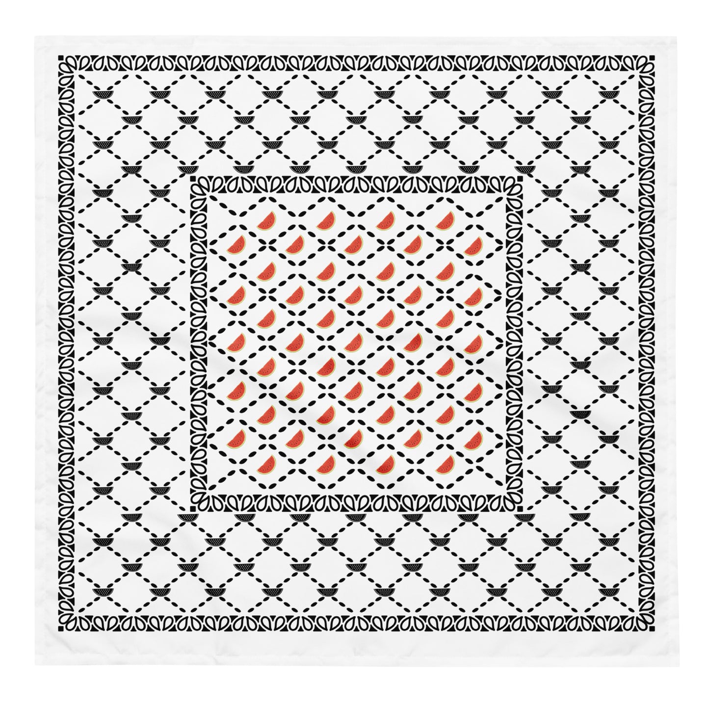Watermelon Keffiyeh Bandana